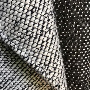 Oversized black & white cardigan